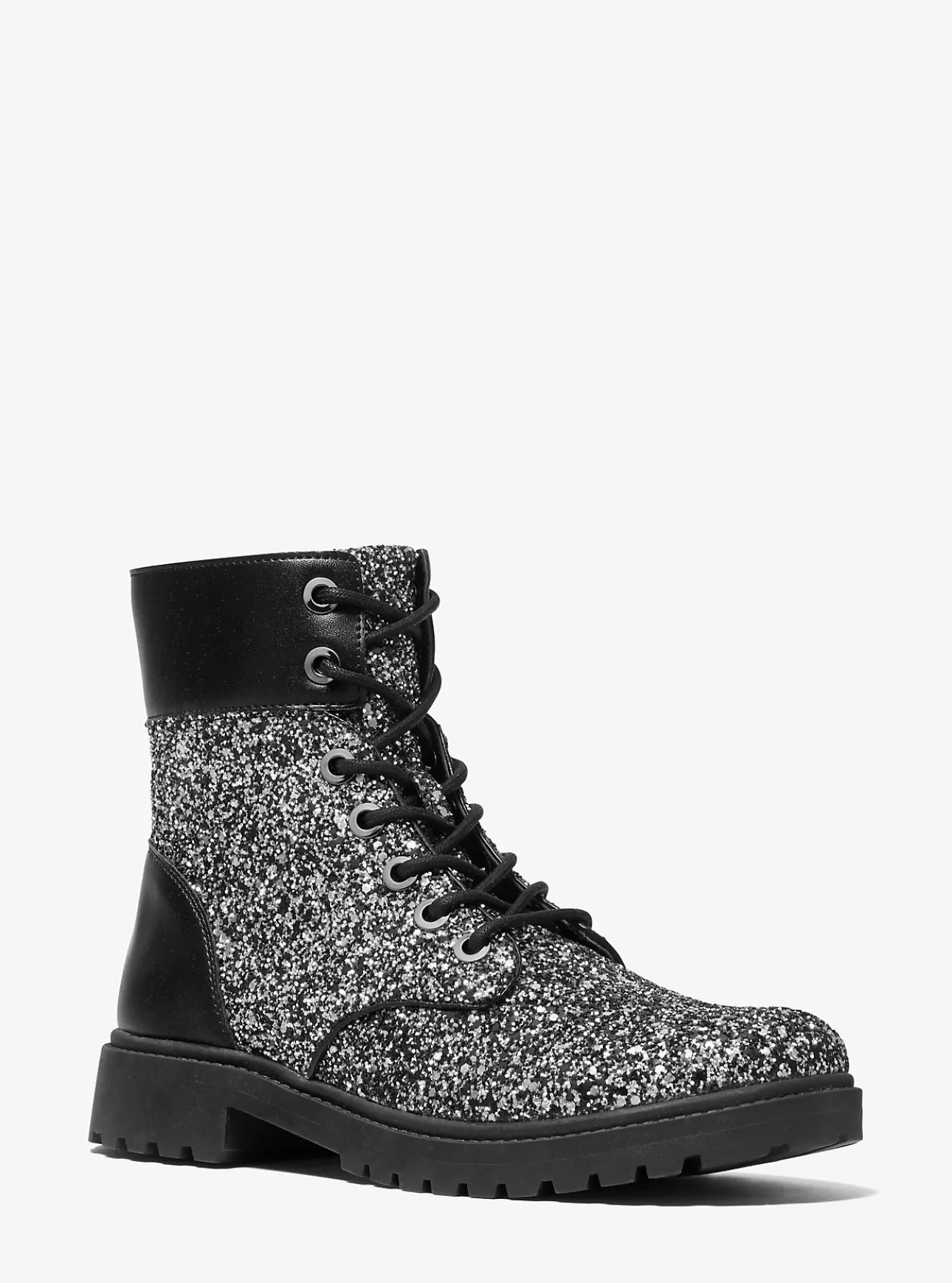 Alistair Glitter Combat Boot