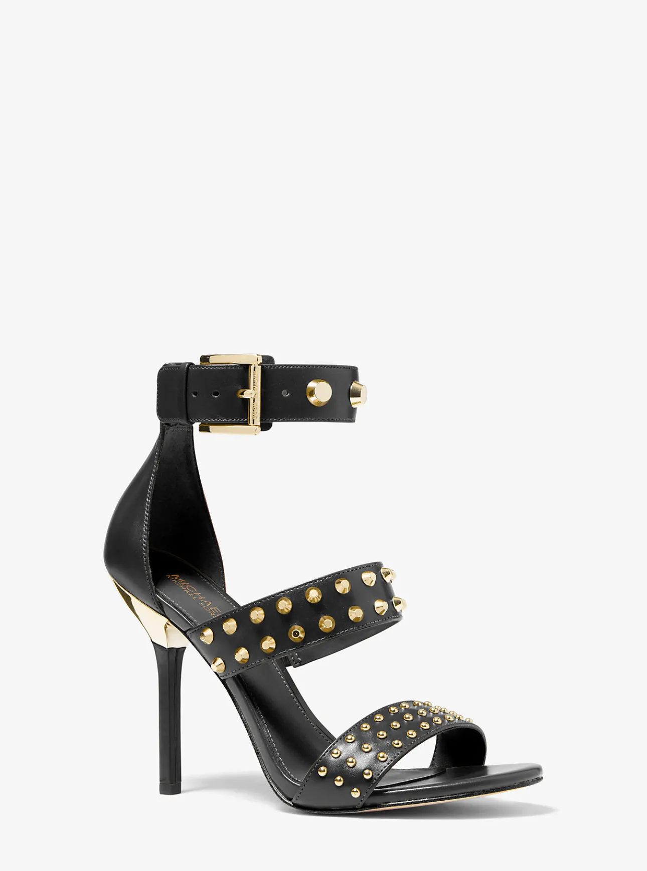 Amal Astor Stud Leather Sandal