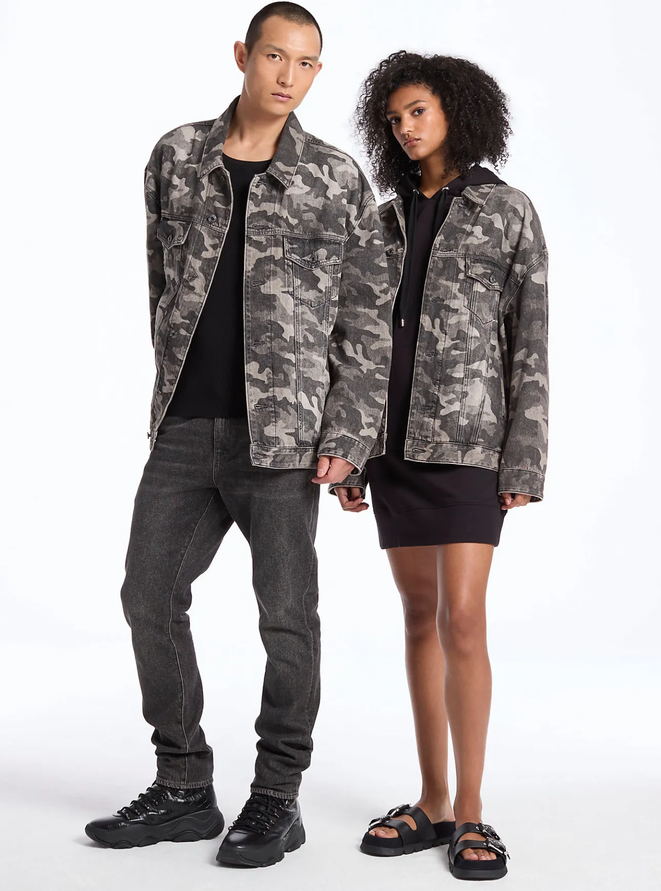 Camouflage Denim Jacket