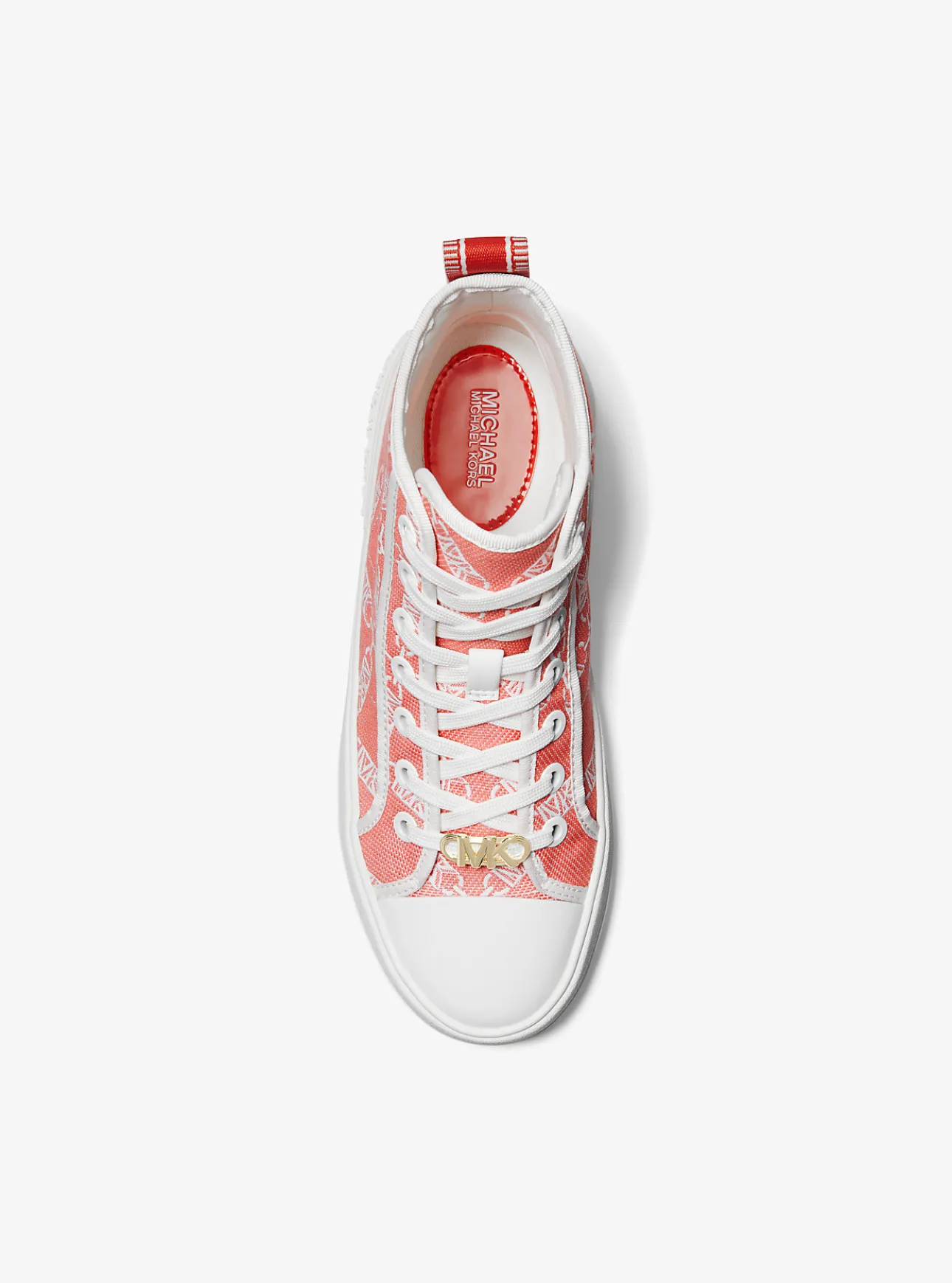 Evy Empire Logo Jacquard High-Top Sneaker