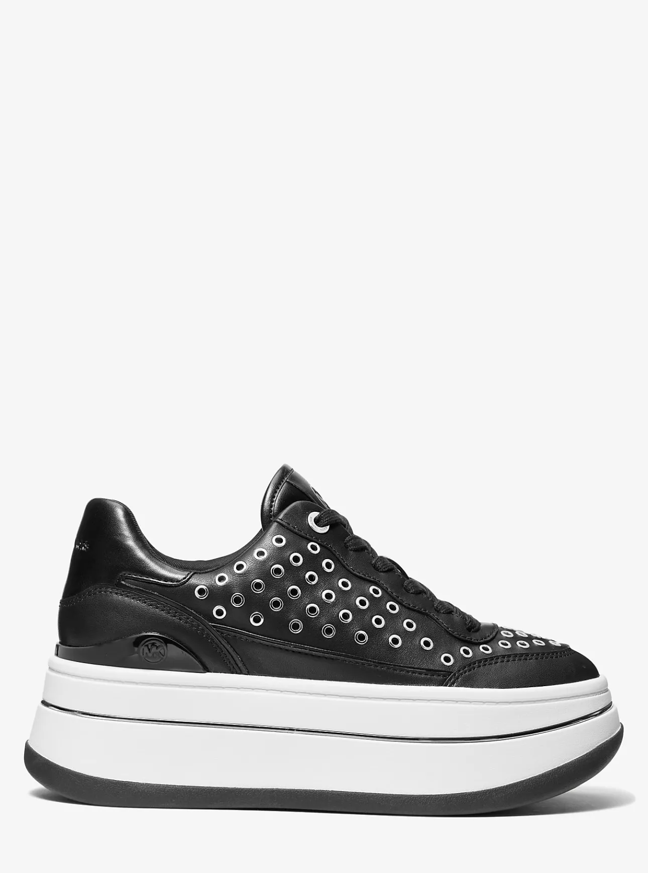 Hayes Grommeted Leather Platform Sneaker