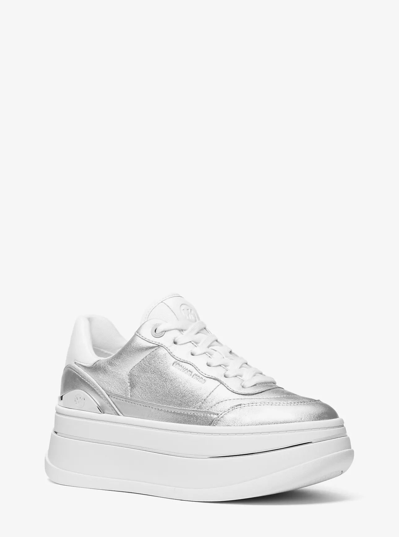 Hayes Metallic Leather Platform Sneaker