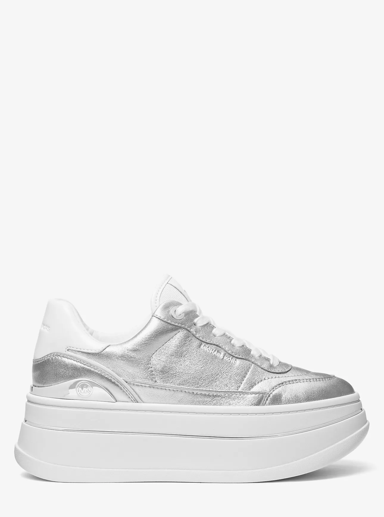 Hayes Metallic Leather Platform Sneaker