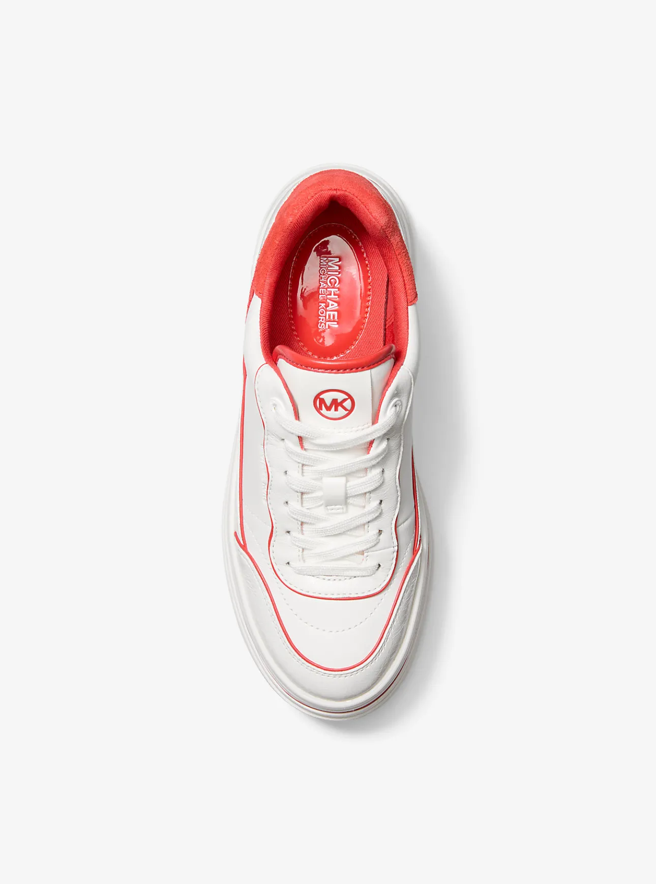 Hayes Two-Tone Leather Platform Sneaker