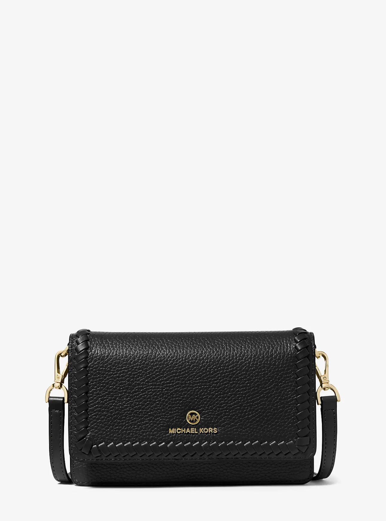 Jet Set Charm Small Pebbled Leather Convertible Crossbody Bag