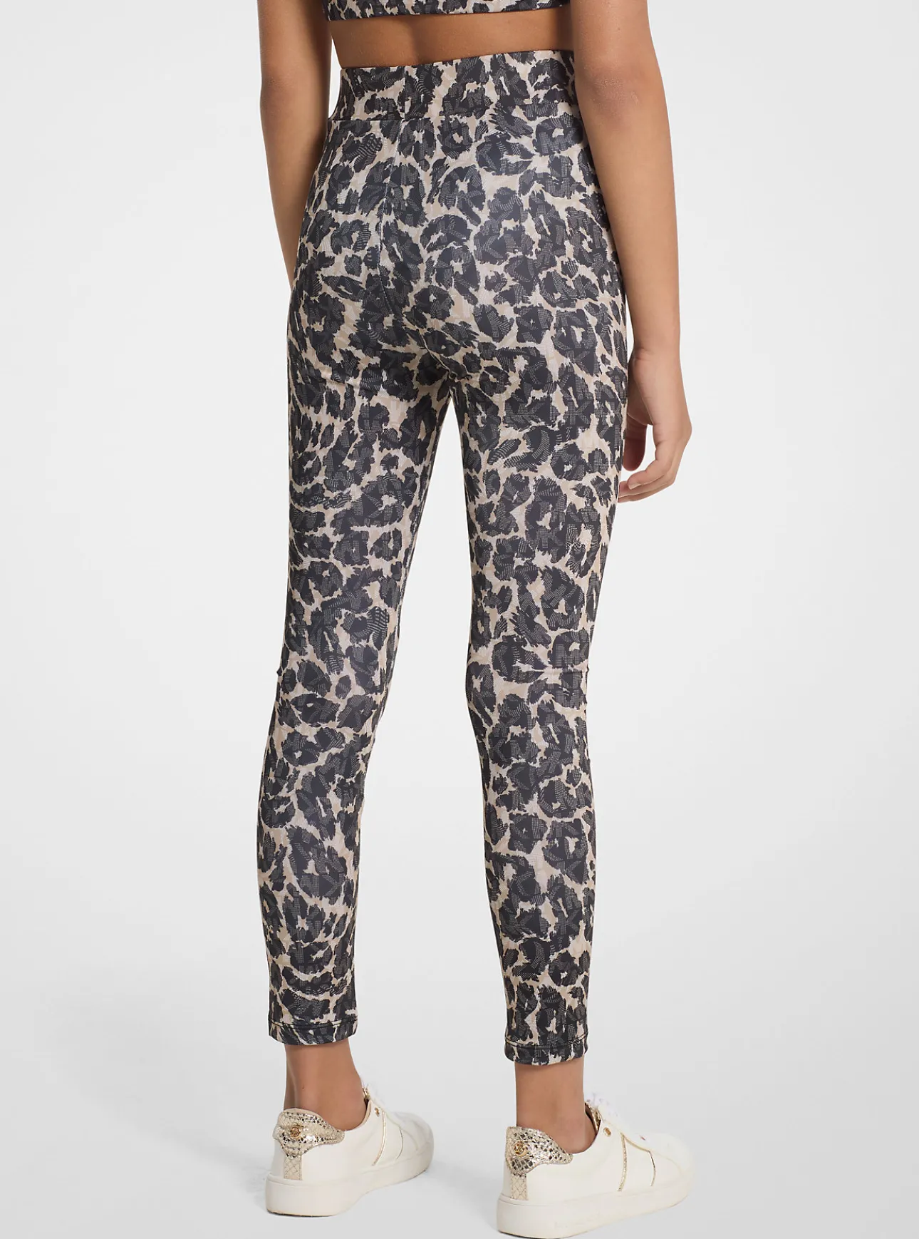 Leopard Logo Leggings