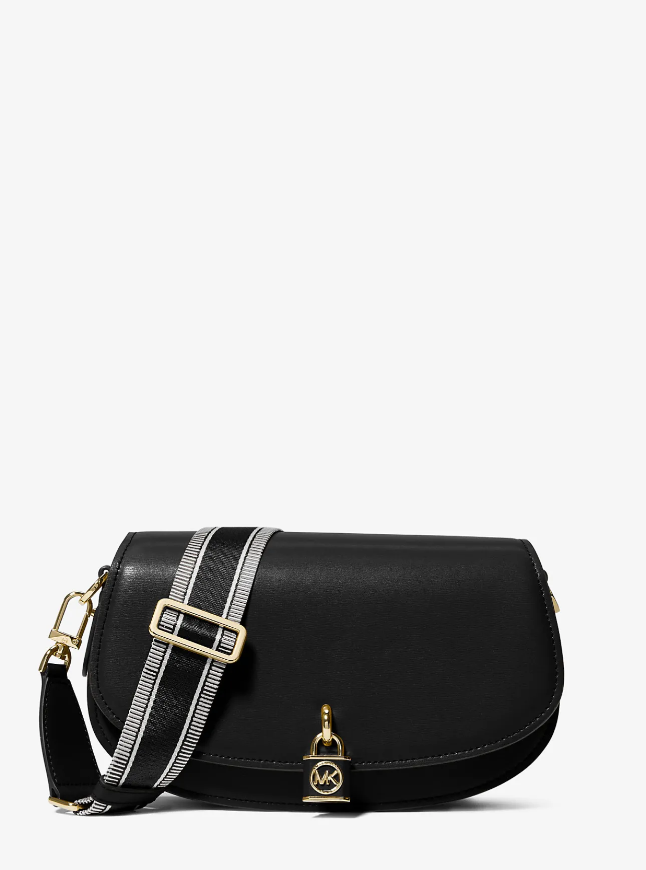 Mila Medium Leather Messenger Bag