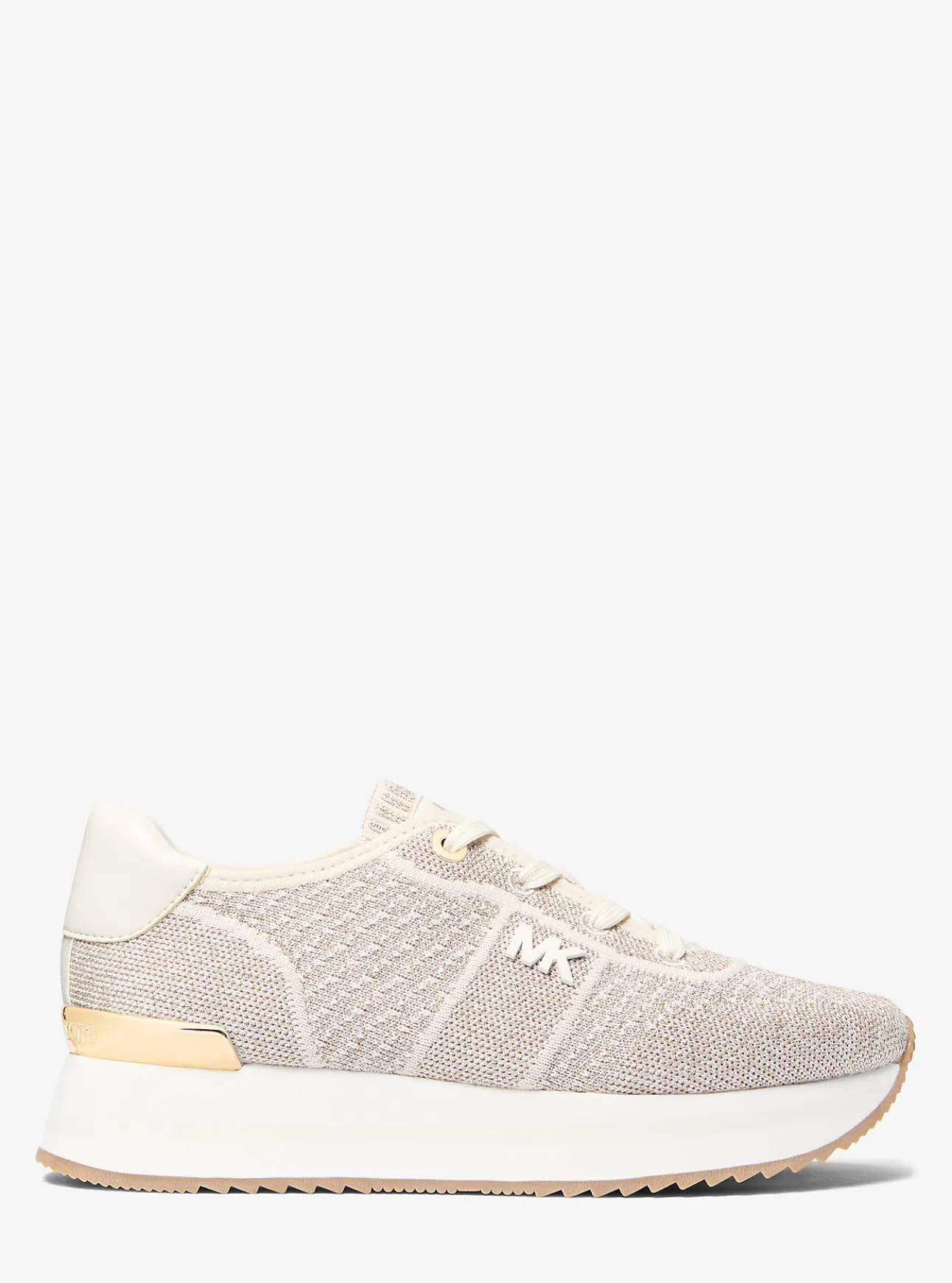 Monique Metallic Knit Trainer