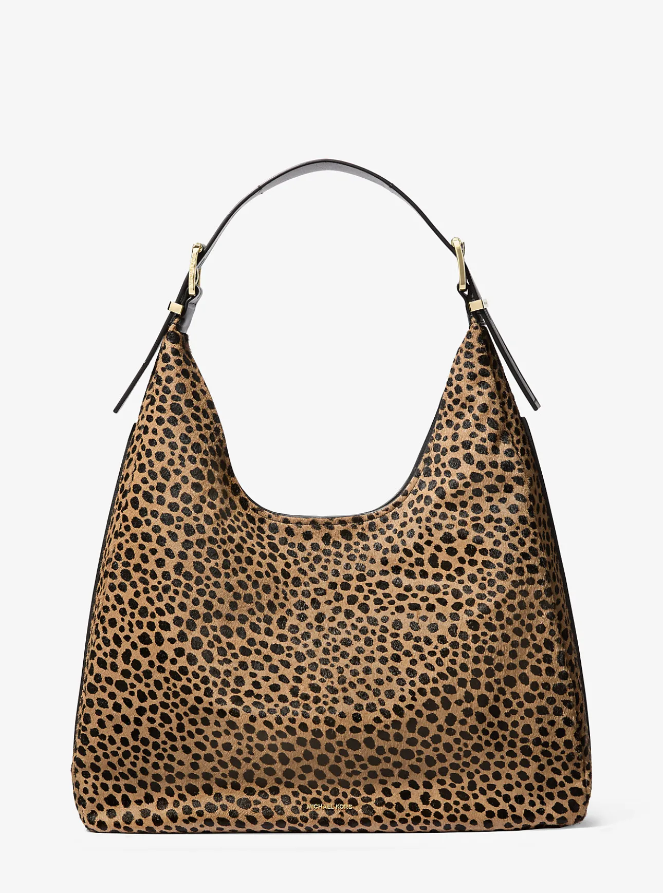 Nolita Large Cheetah Print Calf Hair Shoulder Bag