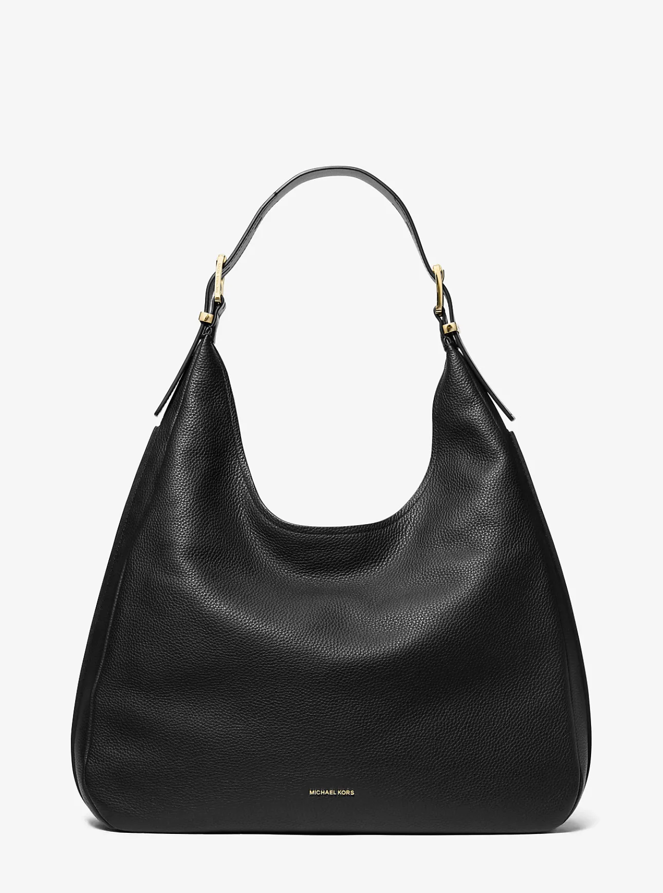 Nolita Large Pebbled Leather Hobo Shoulder Bag