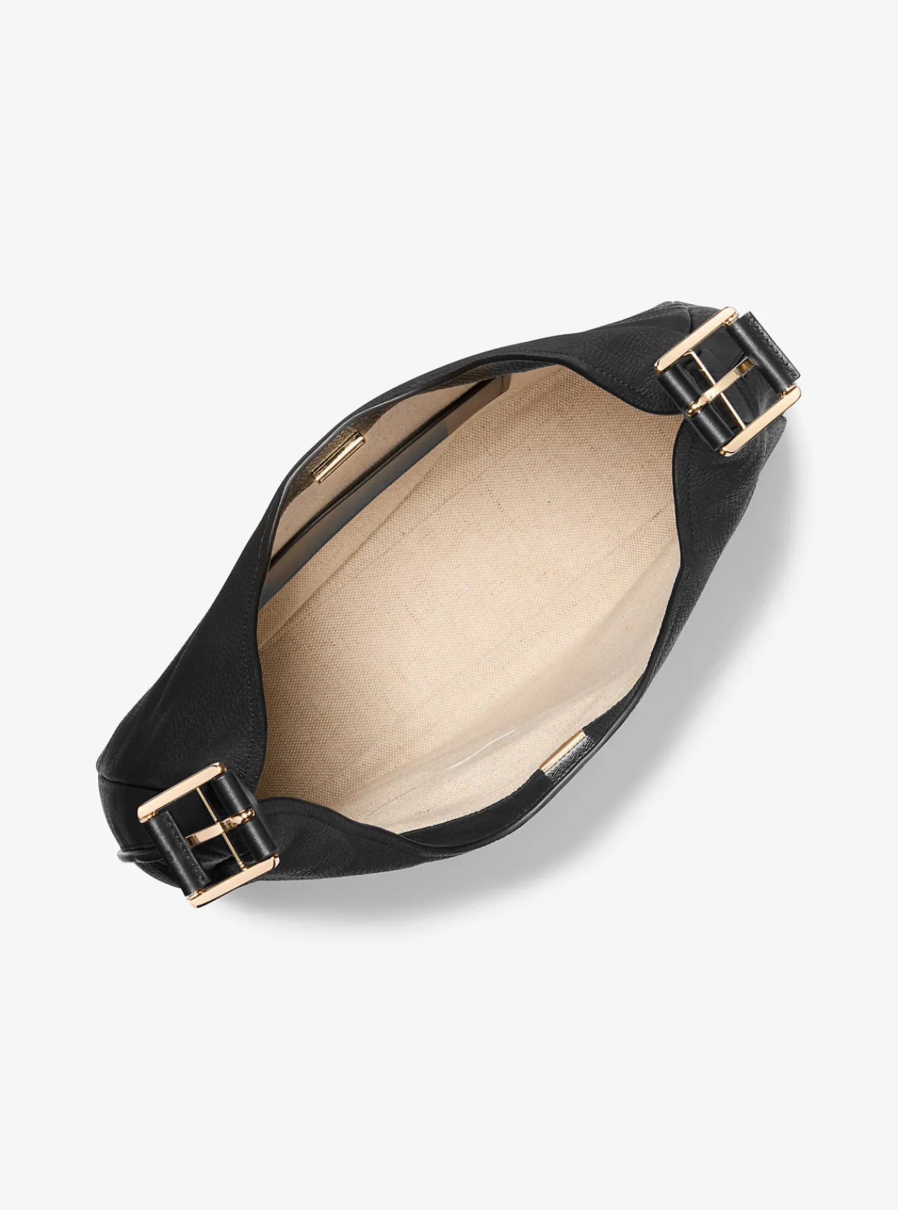 Nolita Large Pebbled Leather Hobo Shoulder Bag