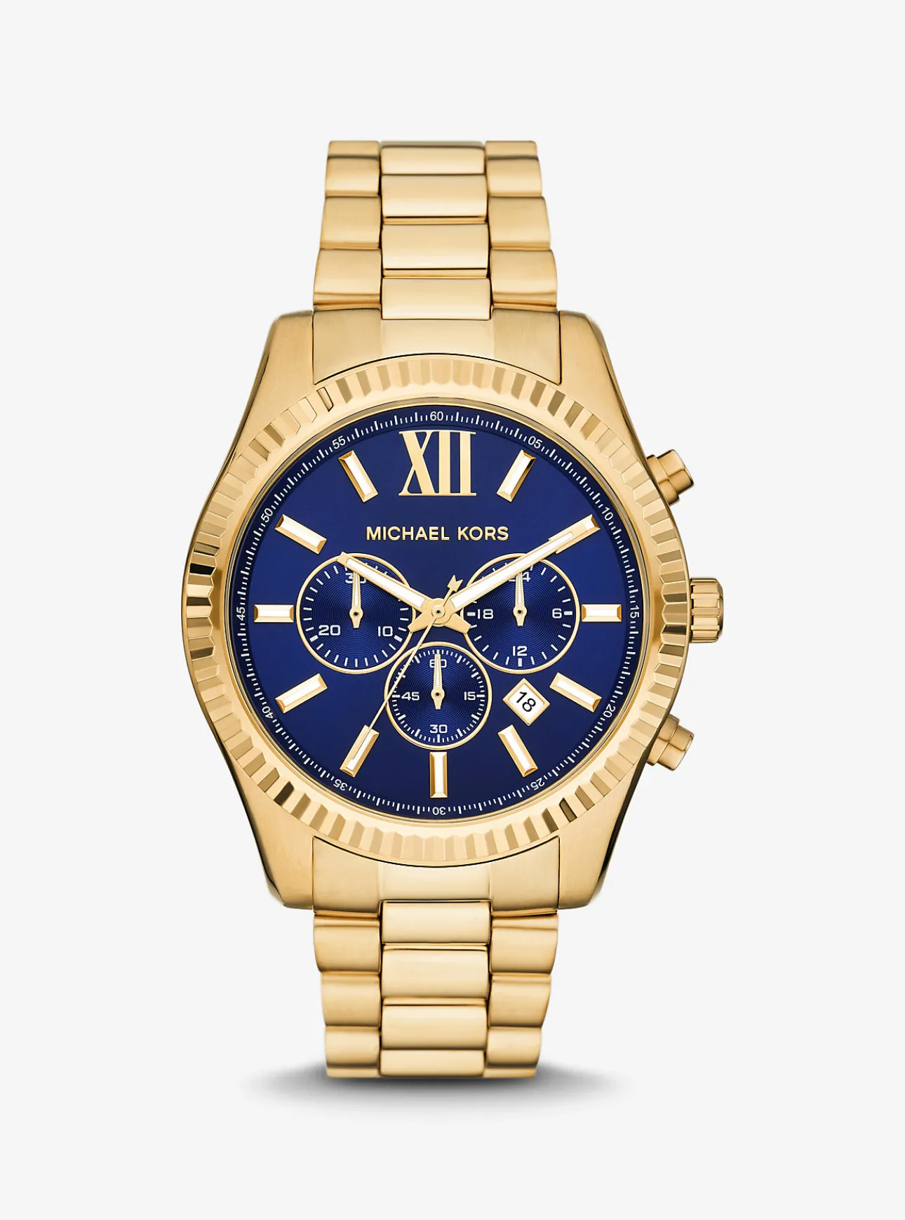 Oversized Lexington Gold-Tone Watch