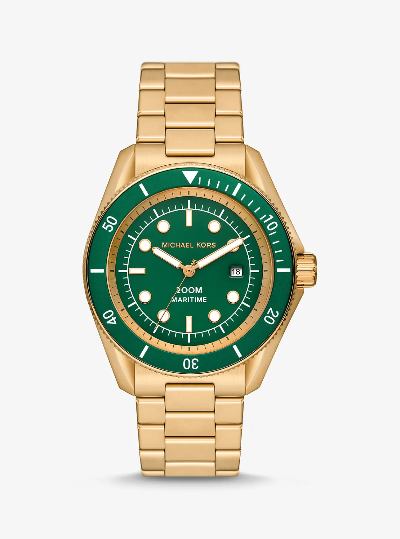 Oversized Maritime Gold-Tone Watch