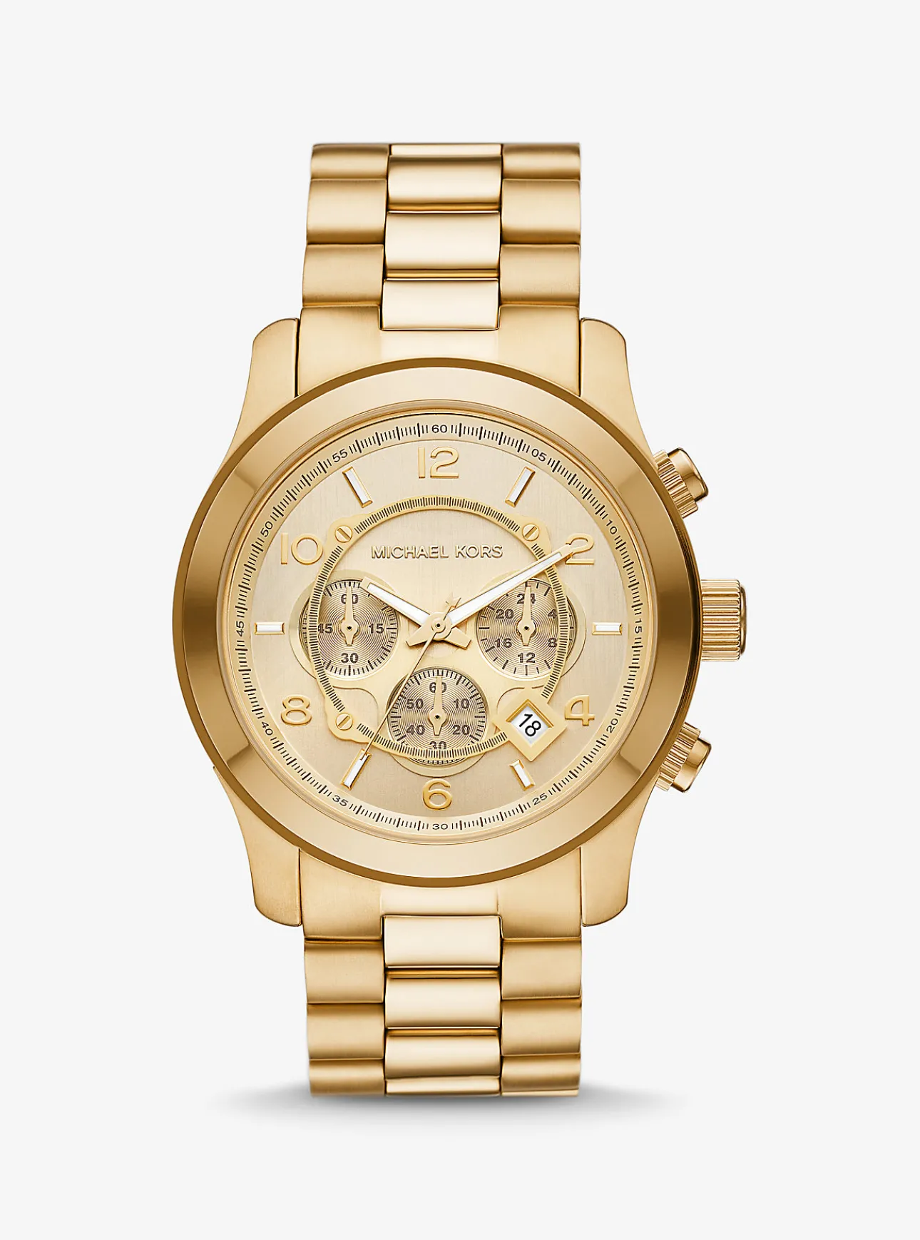 Oversized Runway Gold-Tone Watch