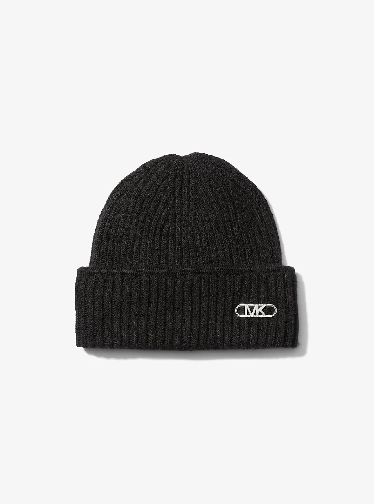 Ribbed Stretch Wool Beanie Hat