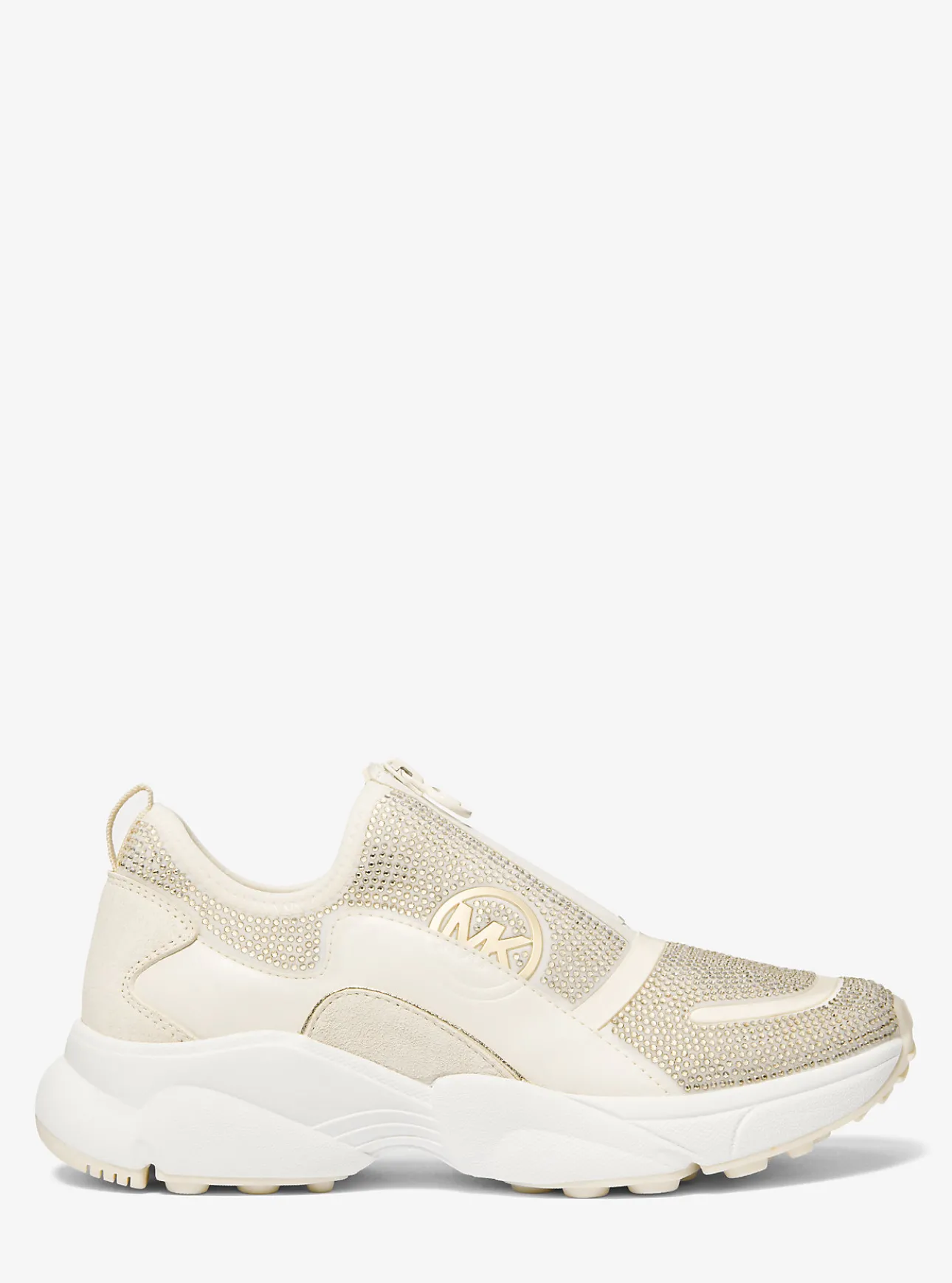 Sami Embellished Scuba Zip-Up Trainer