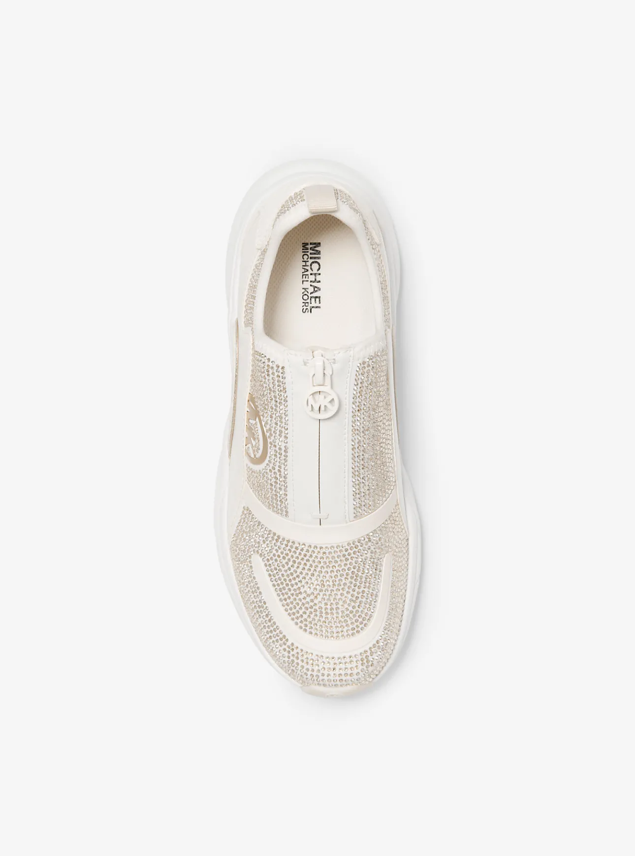 Sami Embellished Scuba Zip-Up Trainer