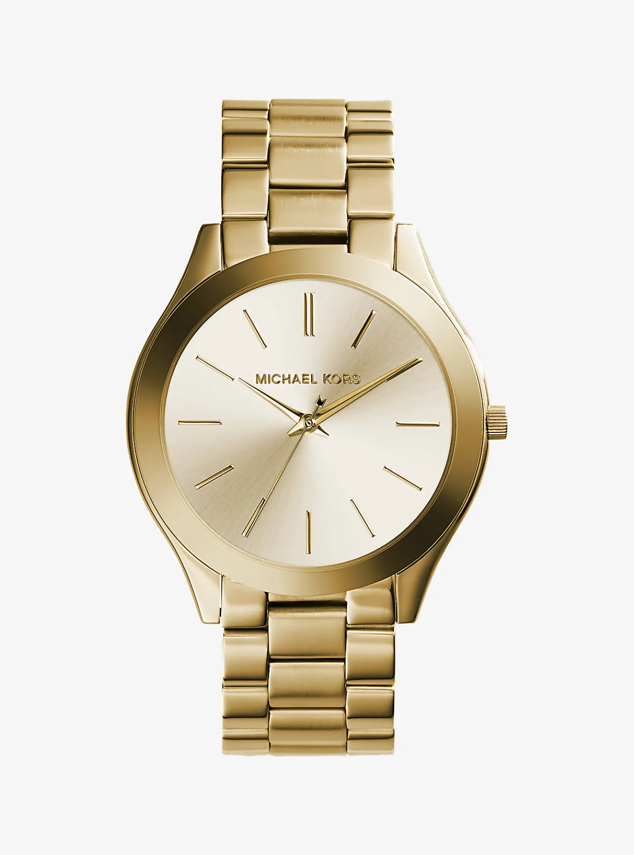 Slim Runway Gold-Tone Stainless Steel Watch