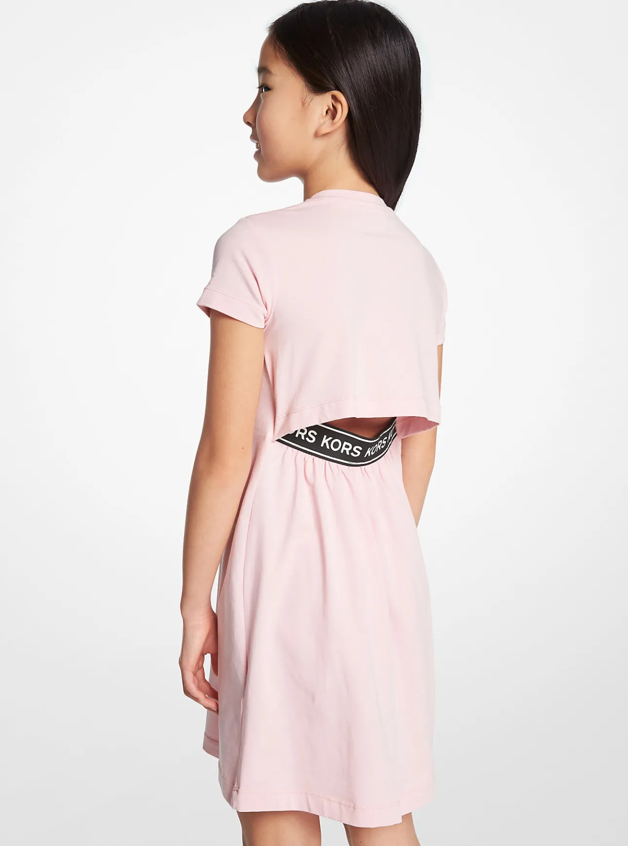 Stretch Cotton Logo T-Shirt Dress