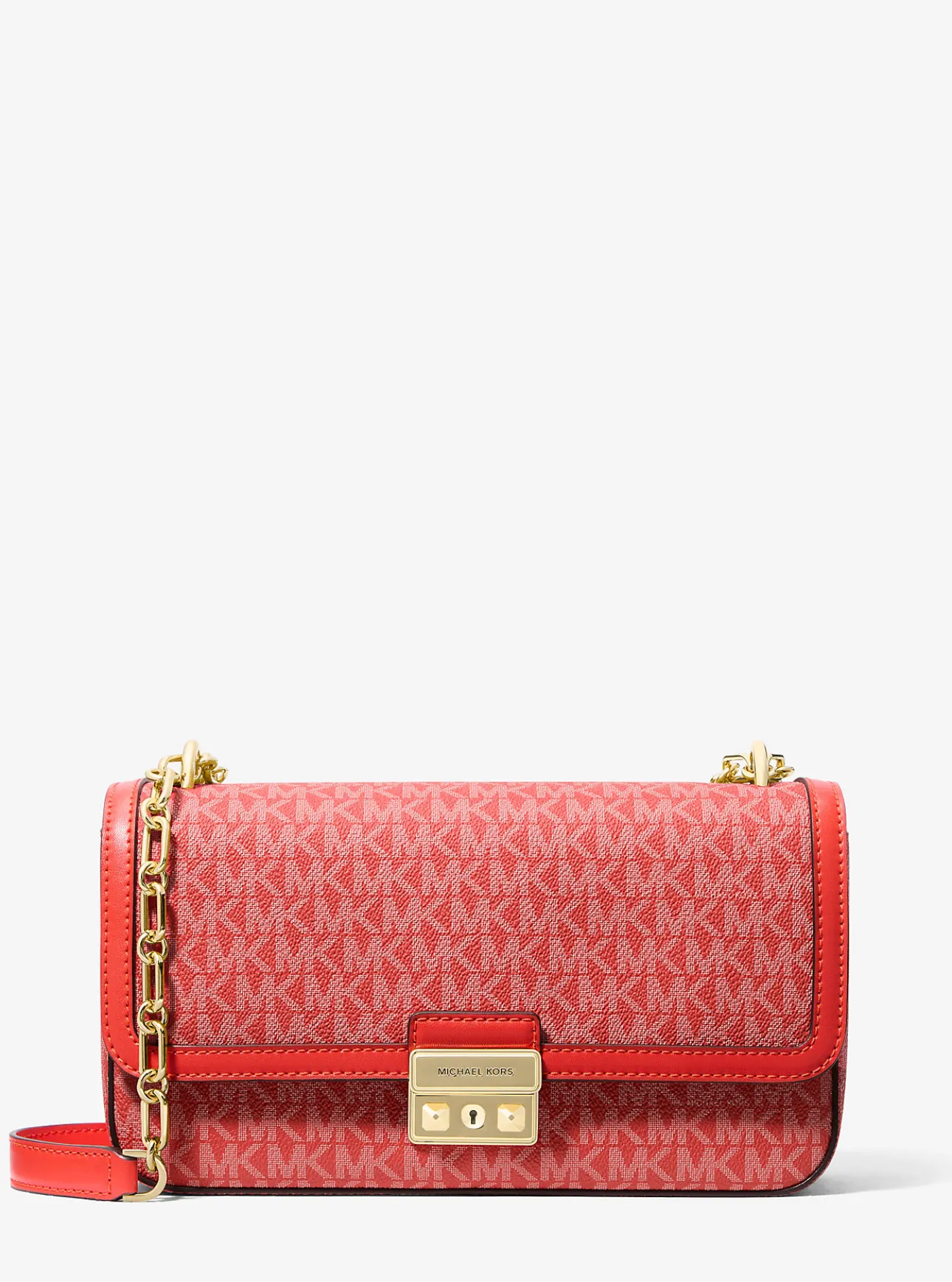 Tribeca Large Signature Logo Shoulder Bag