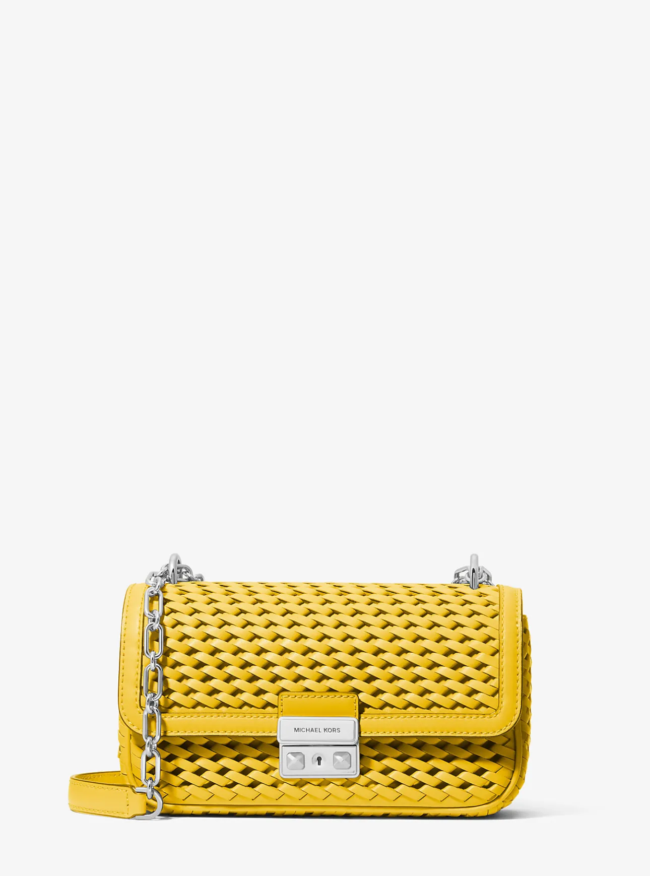 Tribeca Small Hand-Woven Leather Shoulder Bag