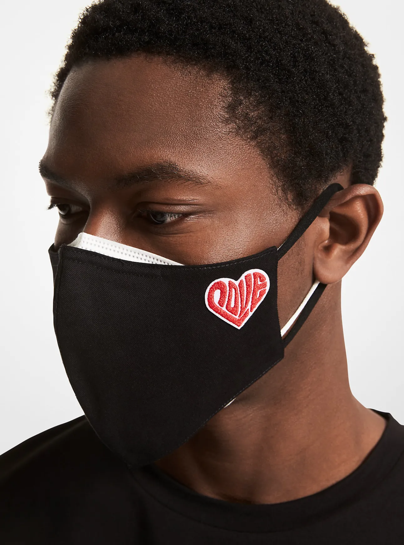 Watch Hunger Stop LOVE Organic Cotton Face Mask